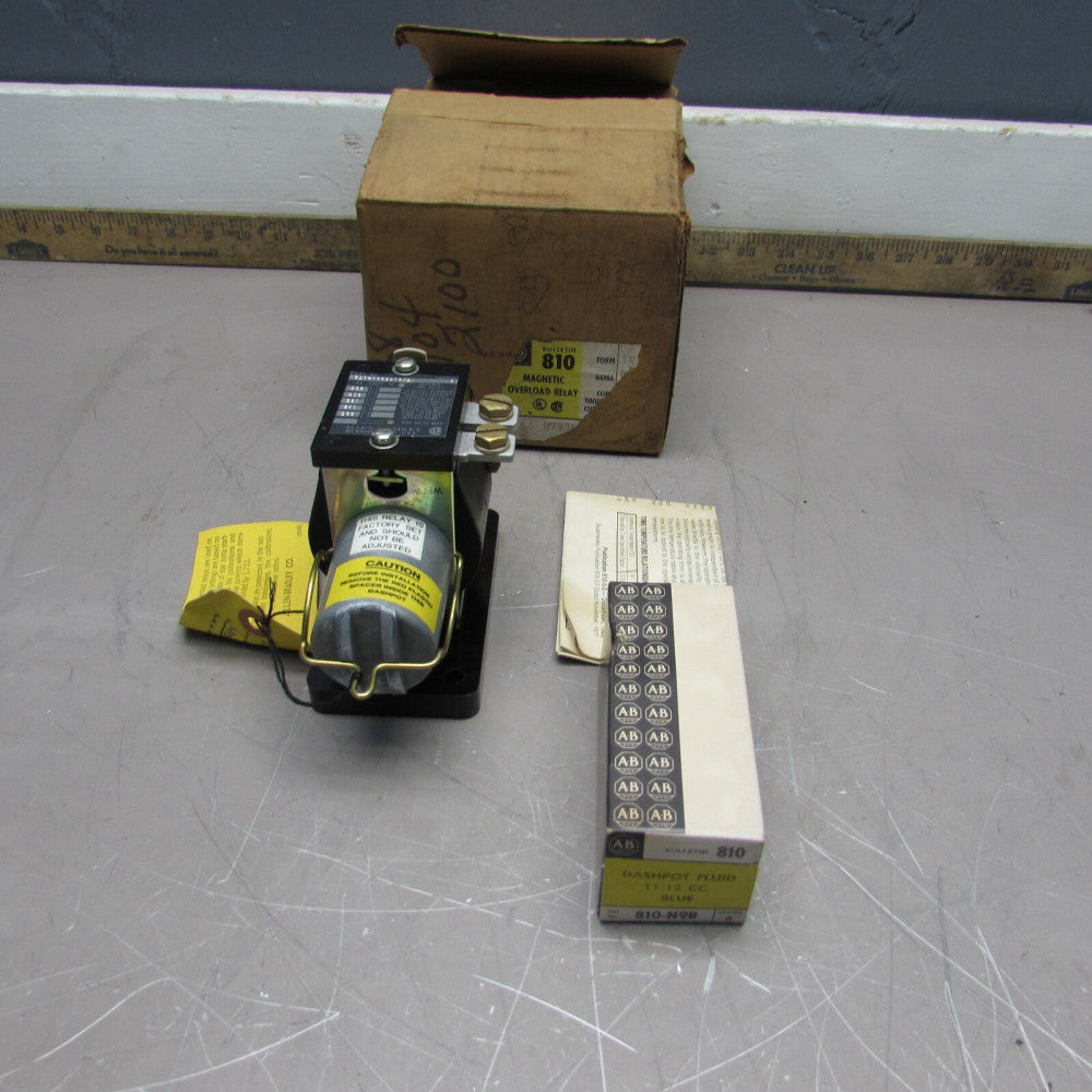 ALLEN BRADLEY 810-H993408/1, INVERSE TIME RELAY, 120VAC,  NEW! , MAKE OFFER!