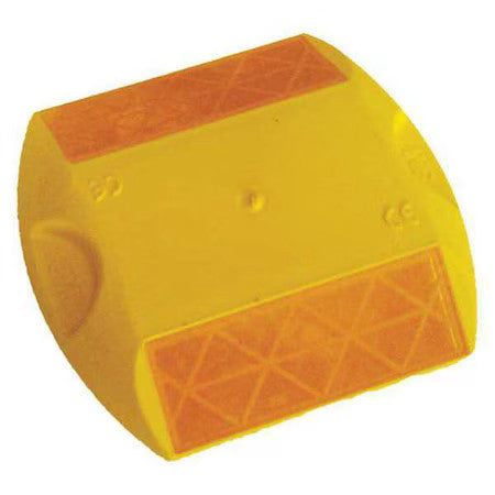 3M Psa-Rpm-291-2Y Pavement Marker,Yellow,3-3/4" W,Pk100