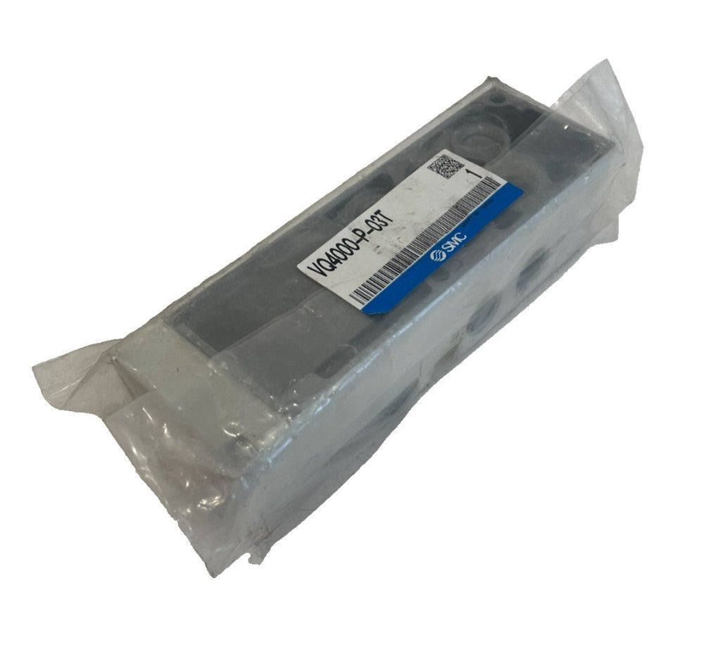 NEW SMC VQ4000-P-03T SOLENOID SUBPLATE VQ4000P03T