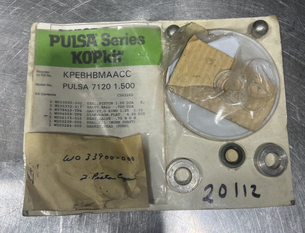PULSA SERIES KOPkit PUMP REBUILD KIT, KPEBHBMAACC 7120, 1.500 Partial Kit