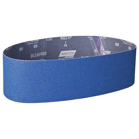 Norton Abrasives 78072727475 Sanding Belt, 4 In W, 36 In L, Coated, Zirconia