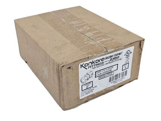 (5) Koncore CKR200KON 2" EMT Compression Couplers Nema 3R Raintight Sacramento