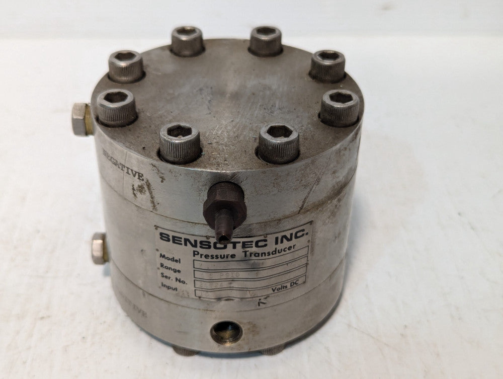 SENSOTEC Pressure Transducer, Model# Z, Serial# 24724