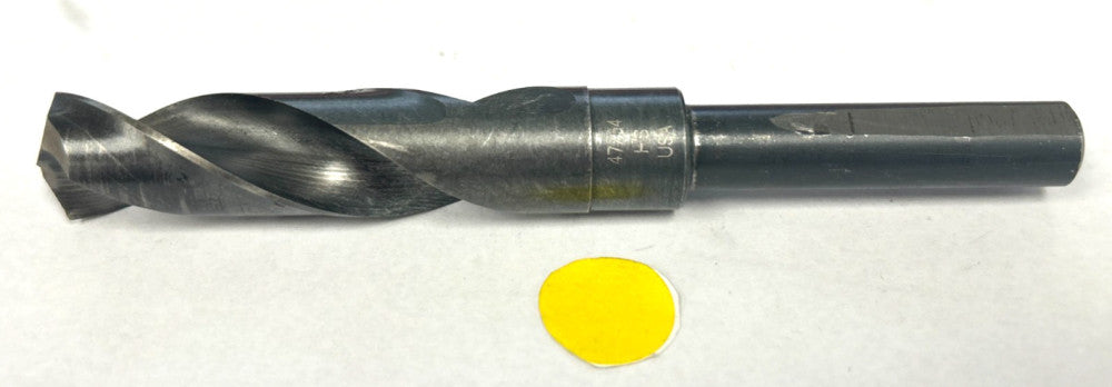 UNBRANDED 2 FLUTE DRILL BIT 47/64 HS OAL 5-7/8"   LOC 3" SHANK 2-1/4"