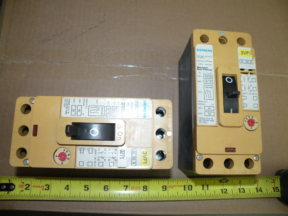 (1) Siemens 3VF1 231-1DD11-0AA0 Motor Protector Circuit Breaker 300A