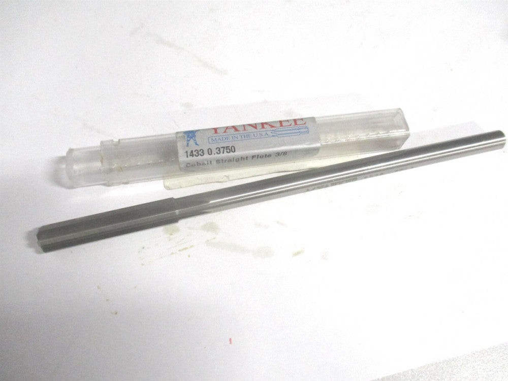 Yankee (1433-0.3750) 3/8" x 1-3/4" x 6" OAL Straight Cobalt 6Fl Chucking Reamer 