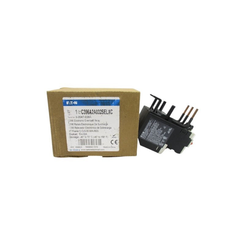 EATON C396A2A032SELXC 3-2047-038A 600V 6.4-32A NSMP