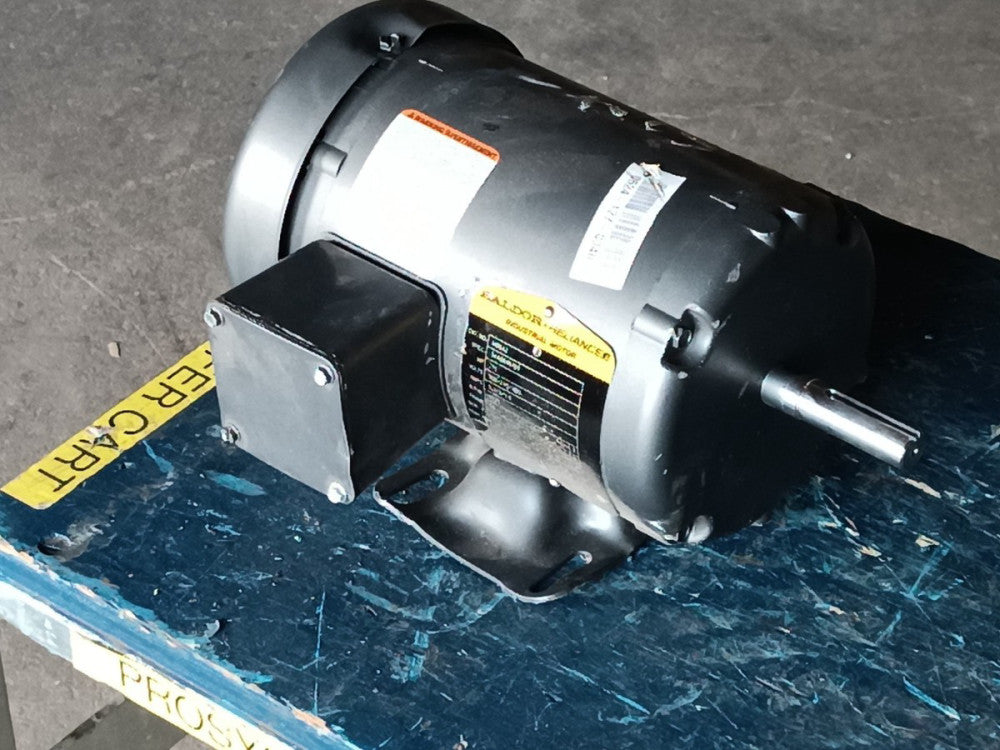 Baldor M3542 AC Motor, 0.75hp, 1725rpm, 208-230/460v, 60hz, 3.2-3/1.5a, TEFC