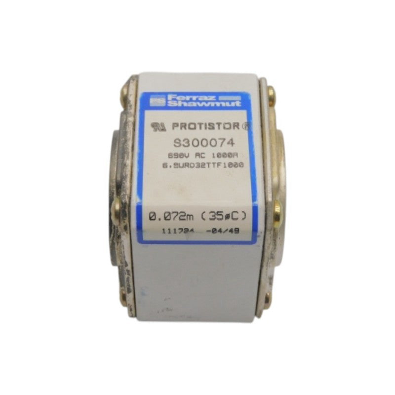 FERRAZ SHAWMUT 6.9URD32TTF1000 S300074 690VAC 1000A (0.072M) NSNP