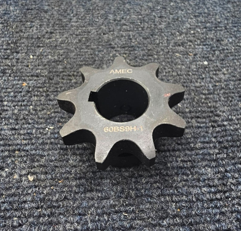 Amec 60BS9H-1 Chain Coupling Sprocket 9 Teeth 1 inch Bore Diameter