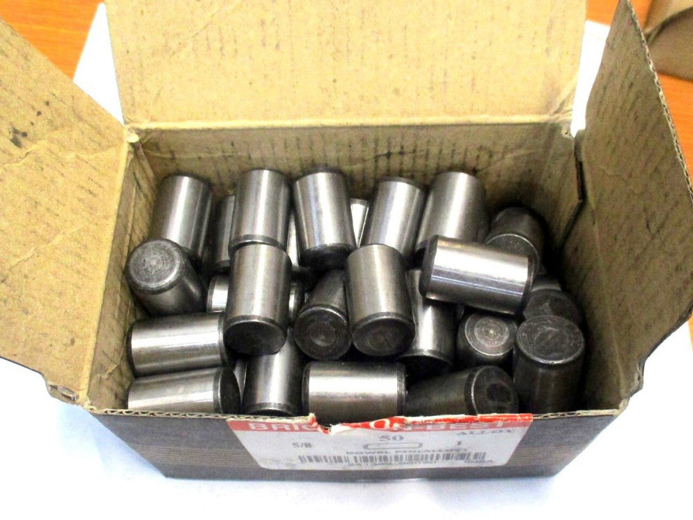 Brighton (241364) 5/8" x 1" C 50-58 Hardness Alloy Standard Dowel Pin - 50 QTY