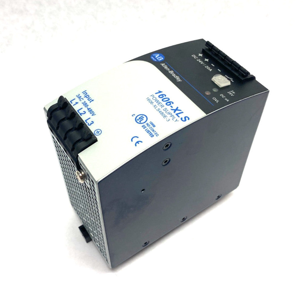 Allen Bradley 1606-XLS480E-3 Ser. A Power Supply 3-Phase 24V 20A 480W