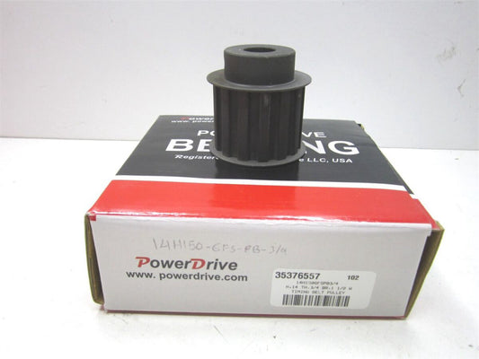 (14H1506FSPB3/4) 3/4" x 2.174" 14 Tooth Steel & Cast Iron Timing Belt Pulley 