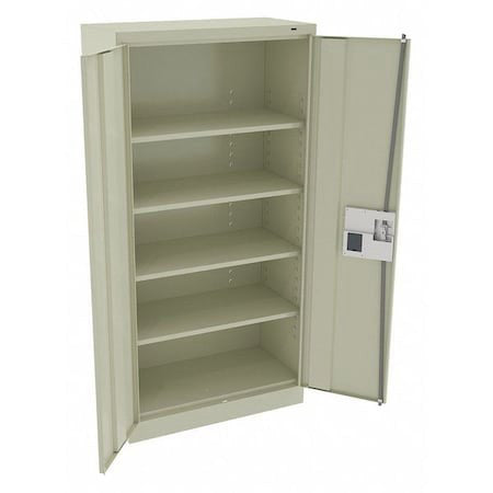Tennsco 7218Elpy Shelving Storage Cabinet, 72 In H, 36 In W, 18 In D, Recessed