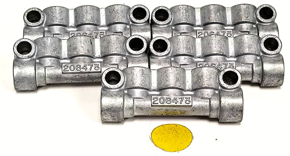 UNBRANDED JUNCTION SINGLE 5 PORT LUBRICATED MANIFOLD 206478 **LOT OF 5**