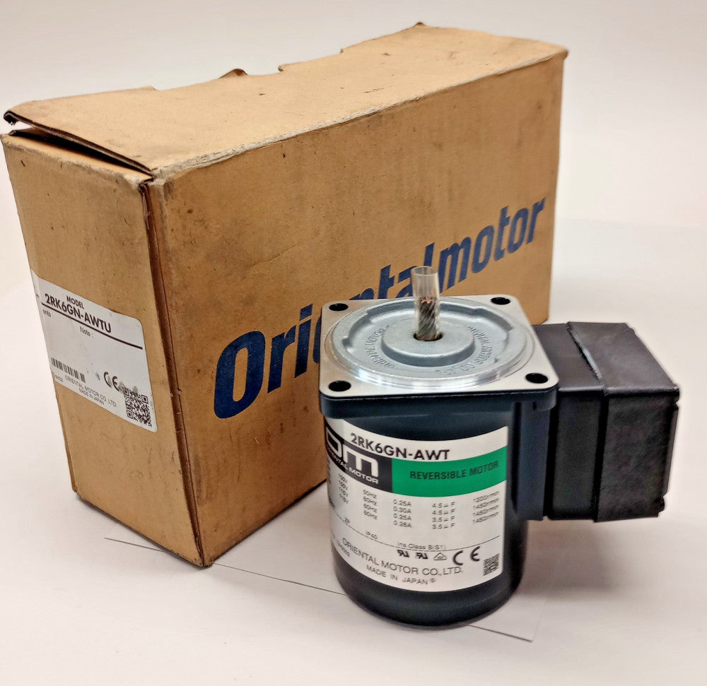 Oriental Motor 2RK6GN-AWTU Reversible Motor 100/110/115V 50/60hz 1200/1450rpm