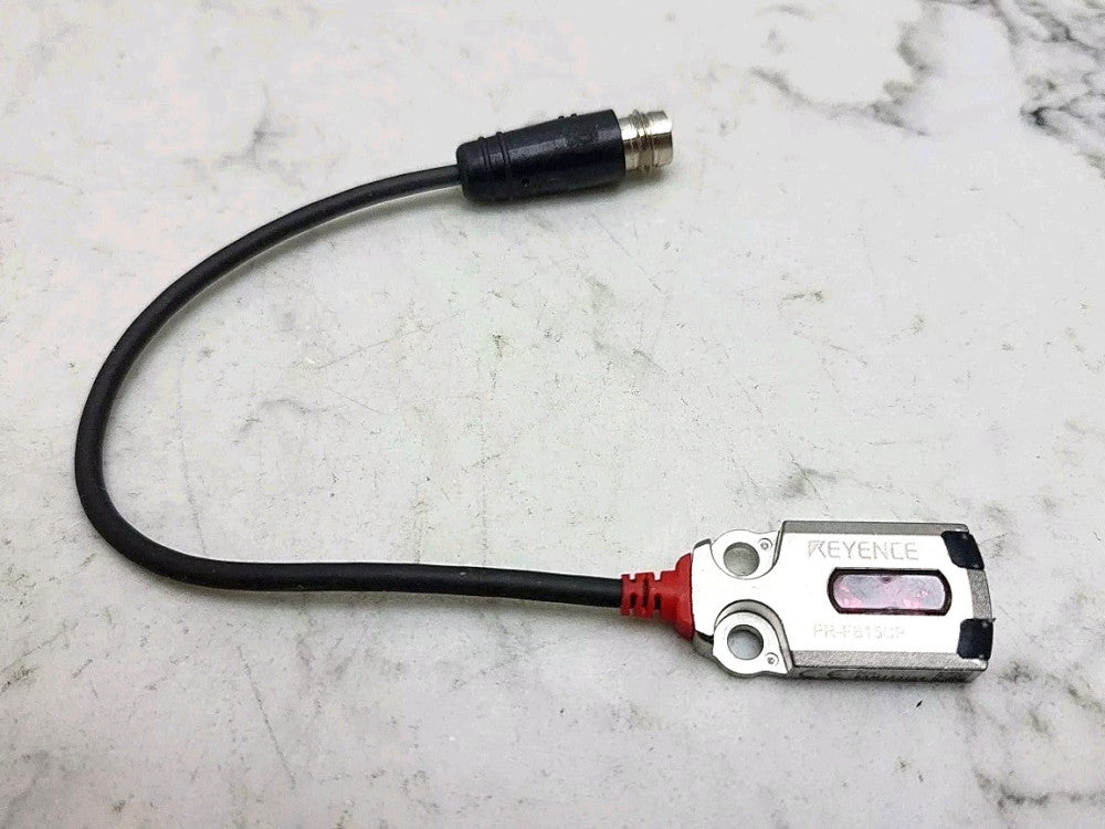 Keyence PR-FB15CP Photoelectric Sensor Flat Reflective M8 Connector Used