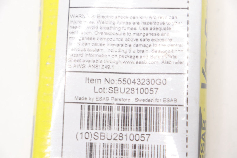 (46-Pk) ESAB Welding Electrodes 1/8" x 14" 55043230G0 - Unopened