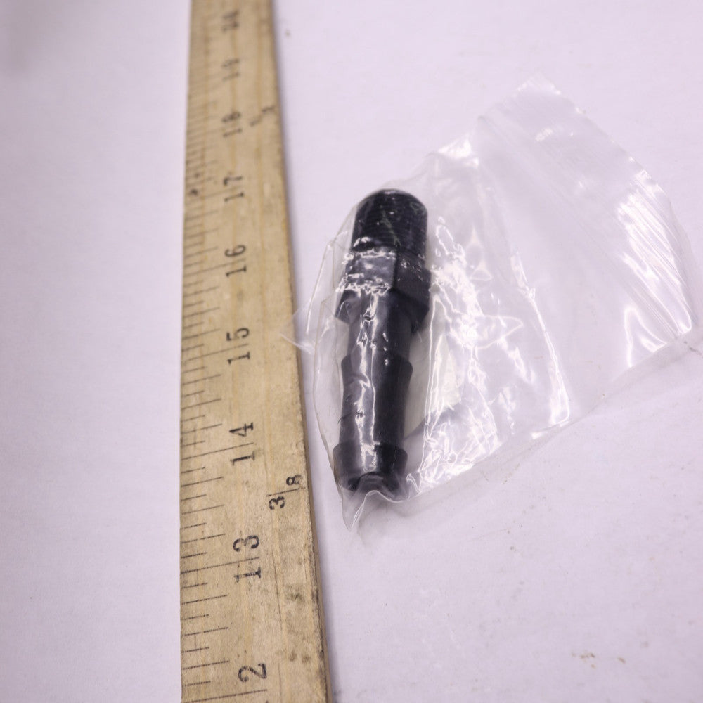 Hose Barbed Fitting Polypropylene Black 1/2" x 3/8" 3DTN6