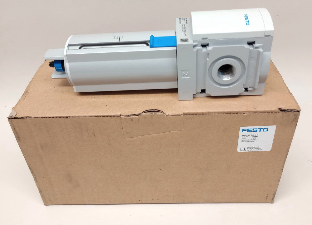 Festo MS6-LWS-3/8-U-V Water Separator 564869 3/8” Ports MS6LWS38UV