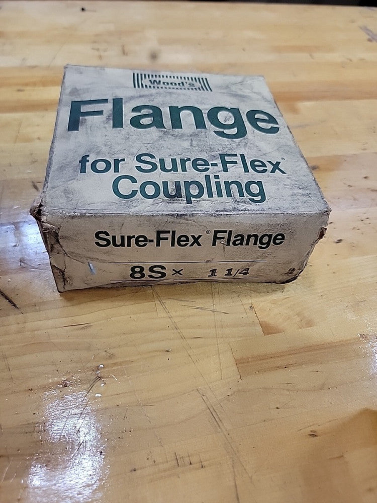 TB WOODS 8SX1 1/4 SURE-FLEX SF FLANGE 1 1/4" BORE SEALED NEW 