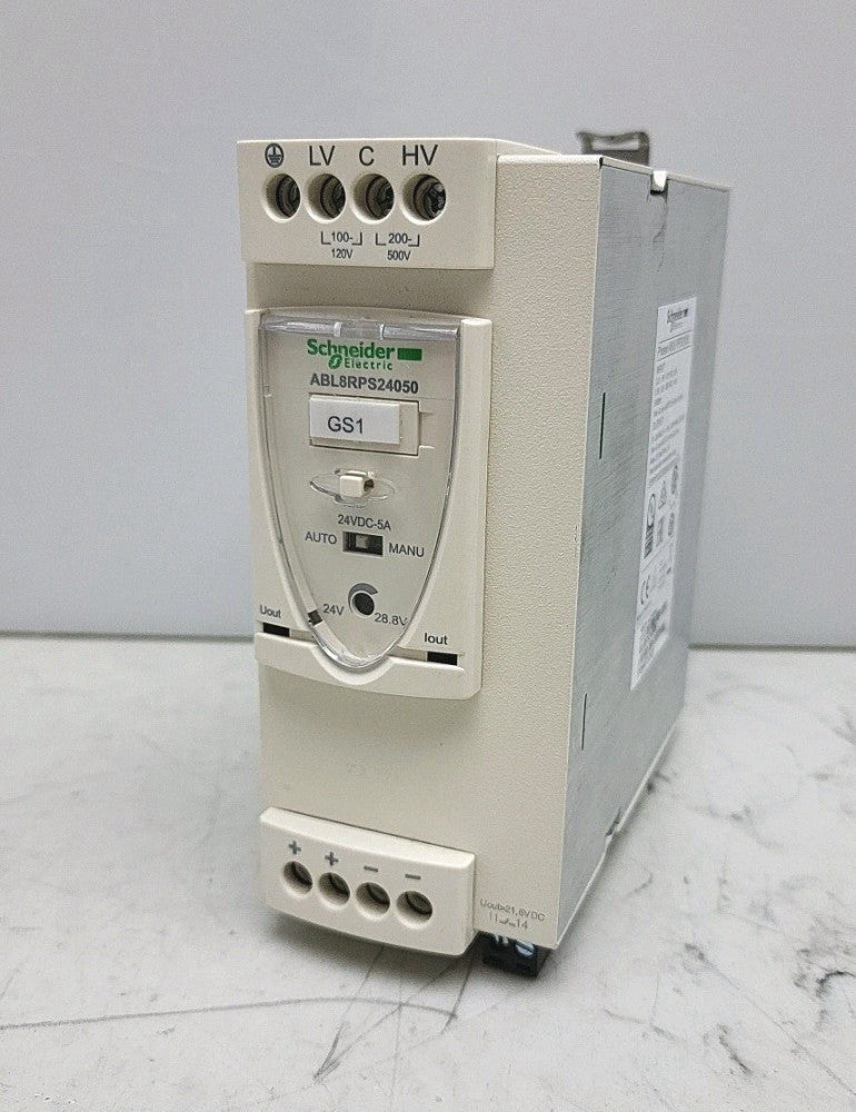 Schneider Electric ABL8RPS24050 Phaseo Universl Power Supply 100 to 500V 24V 5A