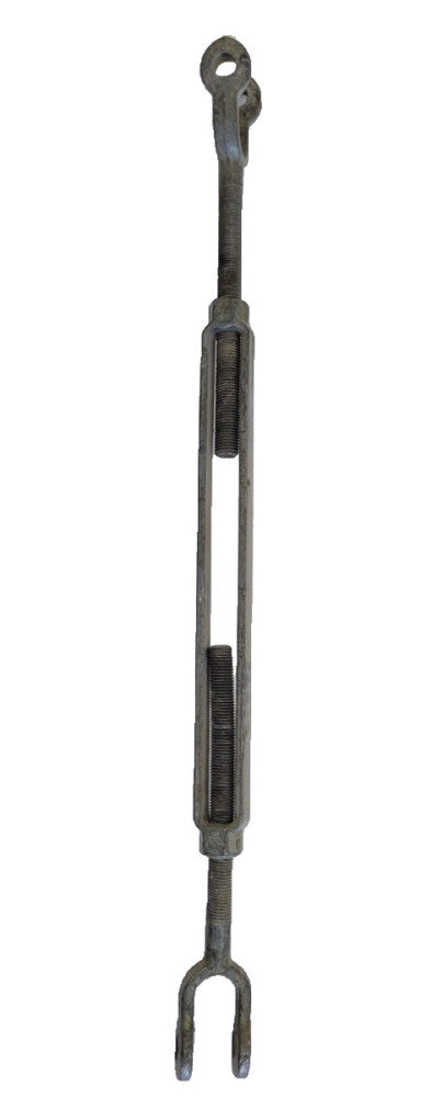 TURNBUCKLE JAW TO JAW 40" X 64" LENGTH, STEEL, TAKE UP: 24" 1-1/4"-7 THREAD SIZE