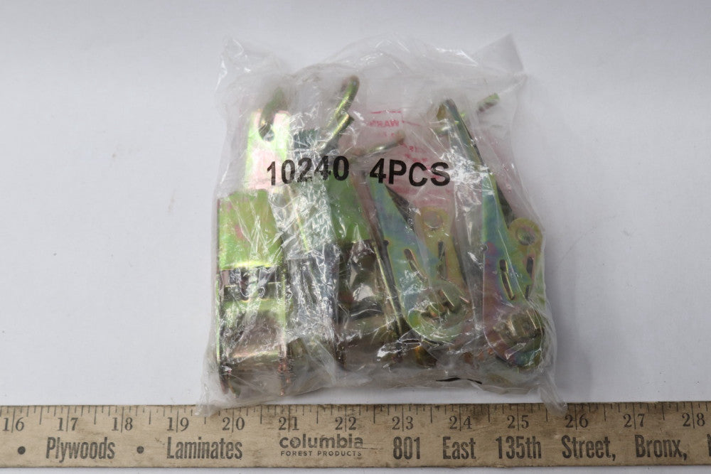 (4-Pk) Camlock Yellow Zinc 5-1/4" x 1" 10240