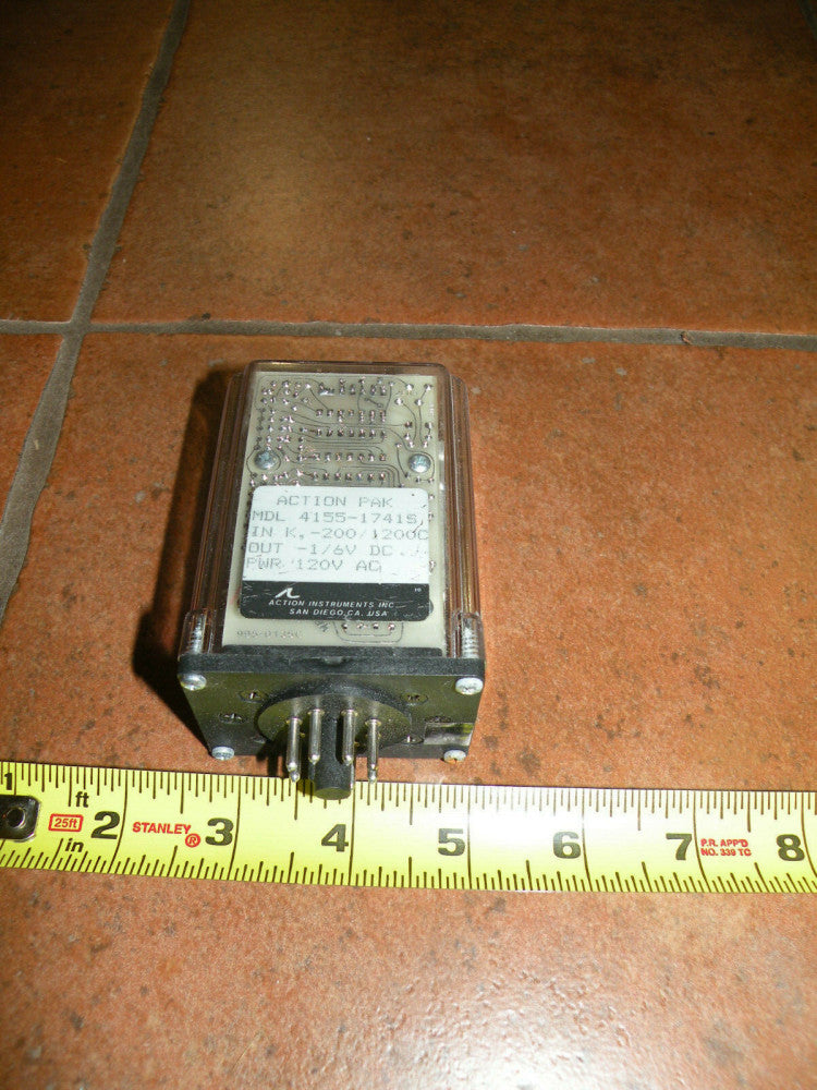 Action Instruments Action-Pak Measure & Control Relay Module MDL 4155-1741S 