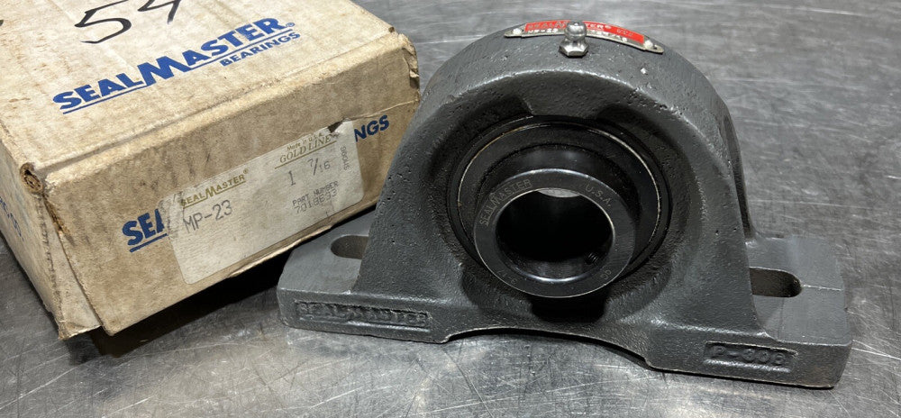 Sealmaster MP-23 1-7/16" Pillow Block Bearing Made in USA Nos Surplus