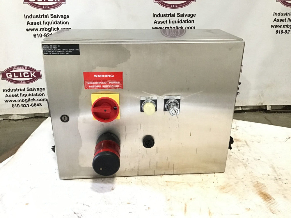 Honeywell 60-50331-01 Industrial Electrical Control Panel Technology 120VAC 2...