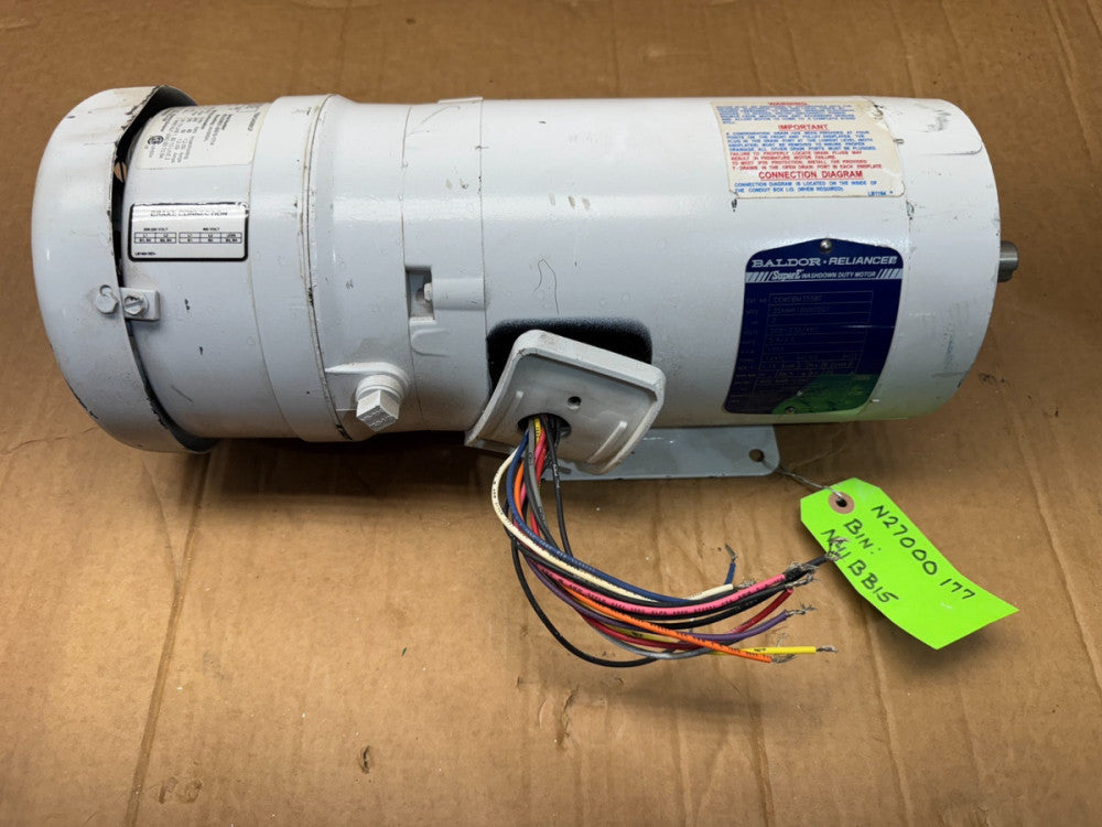 NEW BALDOR 2HP 1755RPM BRAKE MOTOR 145TC FRAME CEWDBM3558T STEARNS 1056134Q0BQF