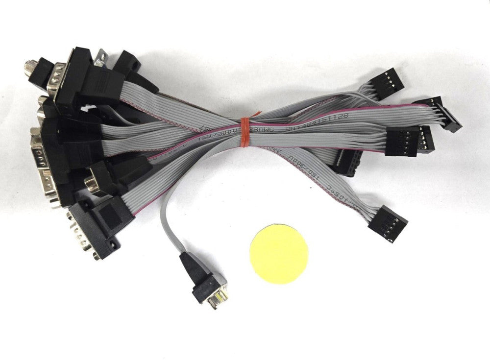 LIAN FENG H982914 6" SERIAL CABLE LOT OF 10