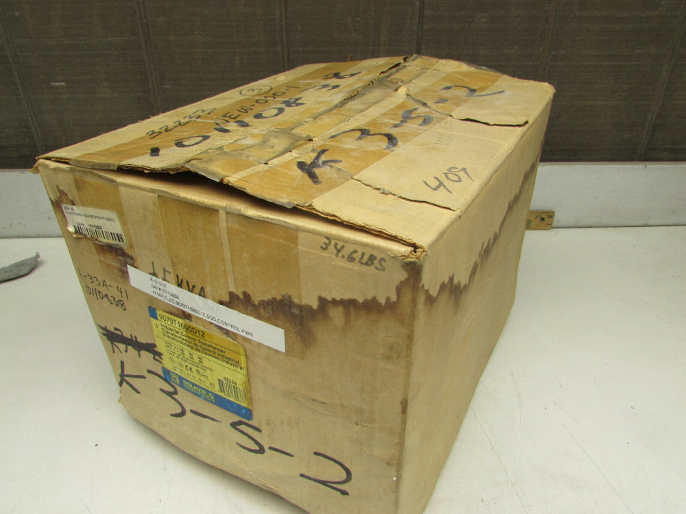 SQUARE D 9070T1500D12 1.5KVA INDUSTRIAL CONTROL TRANSFORMER NEW IN BOX OLD STOCK