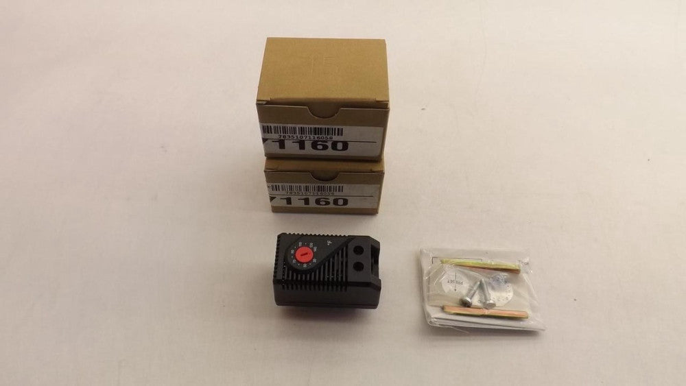 LOT OF (2) HOFFMAN 01144.9-00 / 71160 TEMPERATURE CONTROLLERS 250 V 15 A T22212