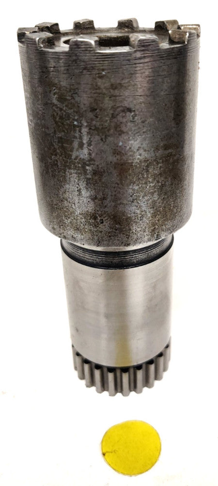 UNBRANDED RIGID PUMP PINION SHAFT 23 TEETH TOP 10 TEETH BOTTOM STEEL MATERIAL