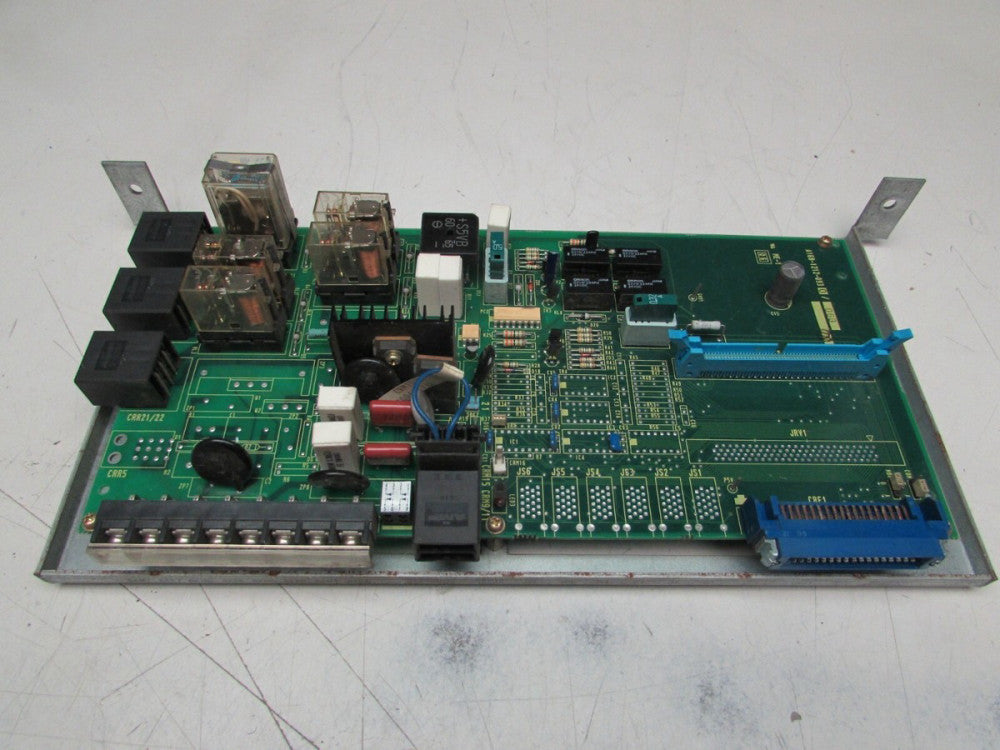 FANUC A16B-1212-0930/06B EMERGENCY STOP CONTROL BOARD WITH BASE XLNT USED !!