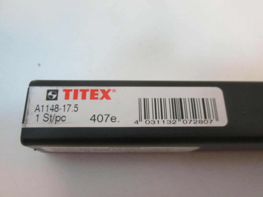 TITEX (A1148-17.5) 17.5MM HSS-E UFL Parabolic Drill Bit Screw Machine 