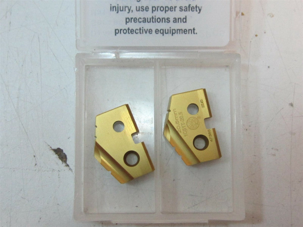 Amec (1C51T-20.5) 20.5mm TiN Carbide Spade Drill Insert Pack Of 2