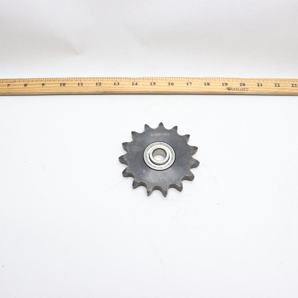 Idler Sprocket Steel 15-Teeth 5/8" Bore 60BB15H