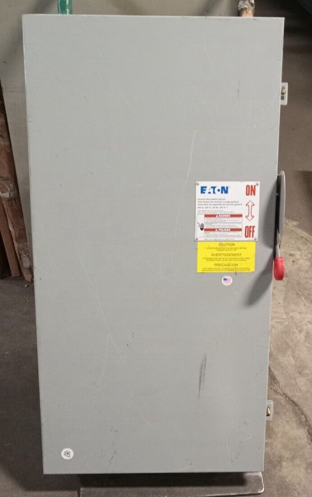 Eaton DG325NGK 400 Amp Safety Disconnect Switch 3P Fusible Fused 240 Vac