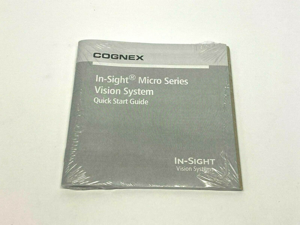 Cognex 597-0110-03 Rev A In-Sight Micro Series Vision System Quick Start Guide