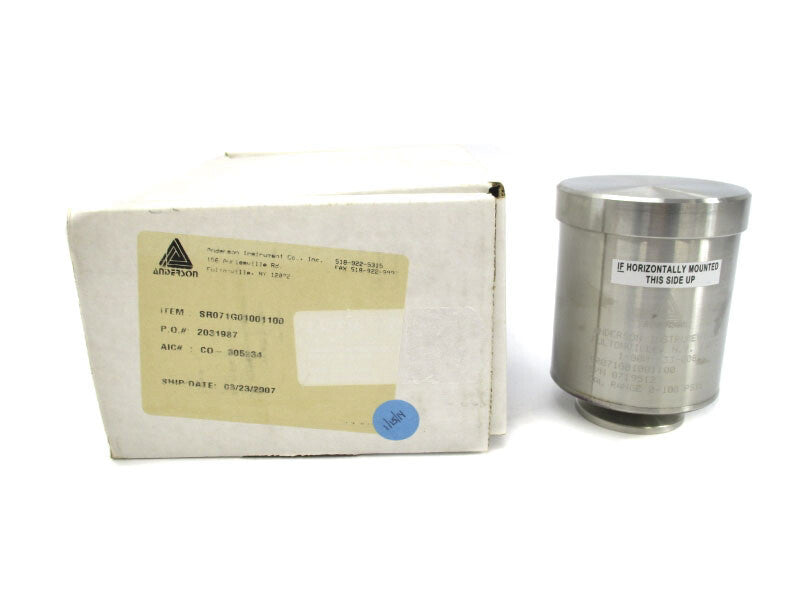 ANDERSON INSTRUMENT SR071G01001100 0-100PSI NSMP