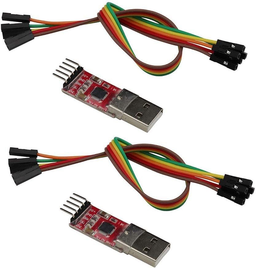 2PCS CP2102 Serial Module USB to TTL Converter Adapter UART Downloader 3.3V/5V