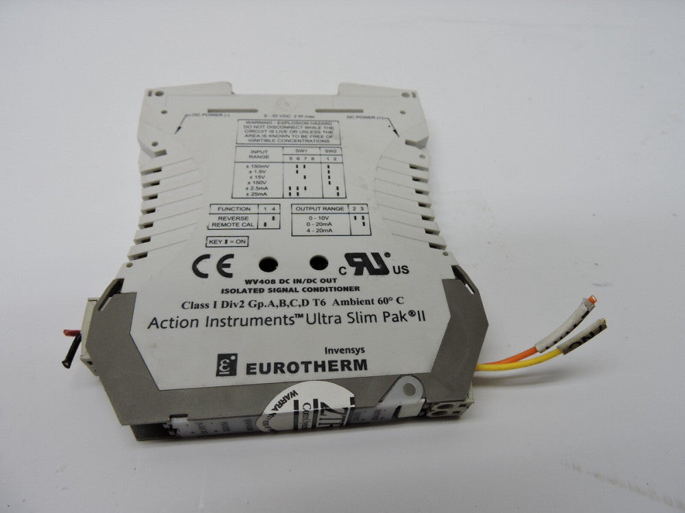 Invensys Eurotherm WV408 Isolated Signal Conditioner - USED