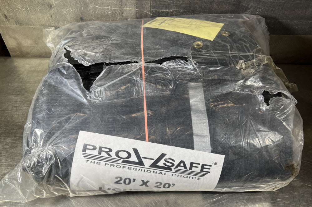 PRO-SAFE 78849320 20’x20’ Tarp-Shaped Light Duty Roof Leak Diverter