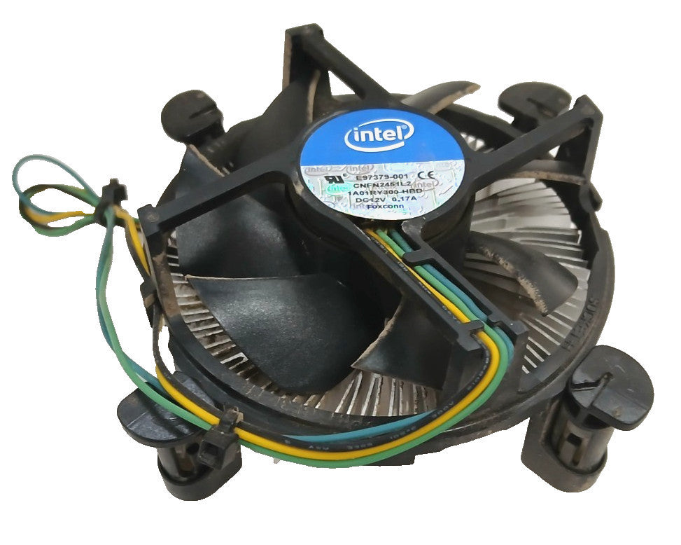 INTEL HEATSINK AND FAN ASSEMBLY E97379-001 DC 12V 0.17A CORE SOCKET CPU COOLER