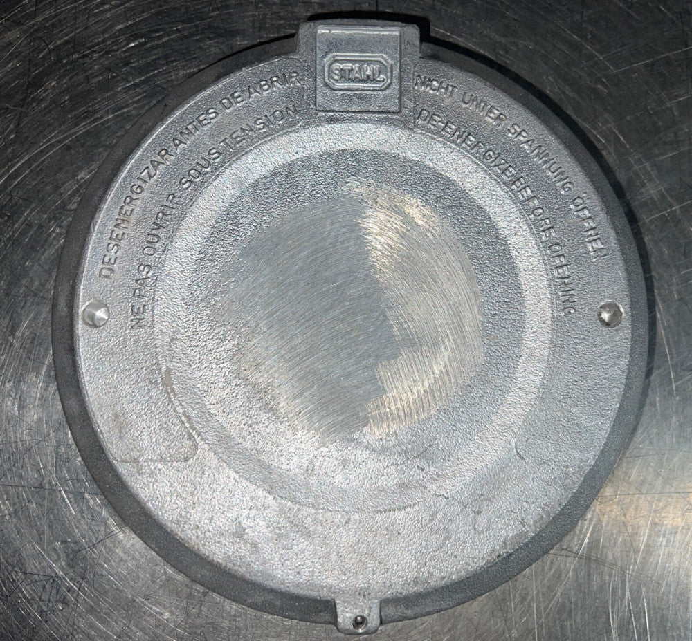 Stahl 8265/02-0000 Explosion Proof Enclosure Cover Nos Surplus. Cover Only