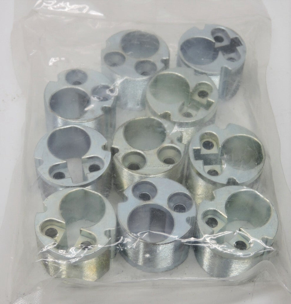 Lot of 10 - Mortise Lock Cylinder Housing Locksmith Parts - NEW!