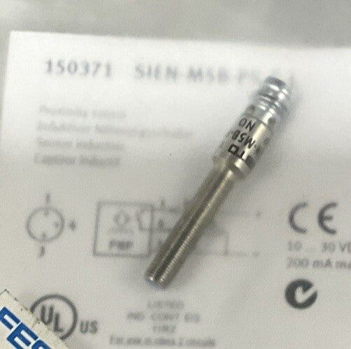 FESTO SIEN-M12NB-PS-S-L 150411 Proximity Switch 10-30VDC 200mA Nos Surplus